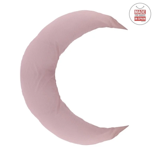 Cambrass - Nursing Pillow Moon 80x185x16 cm Sky Pink/rain - كامبراس - Image 2