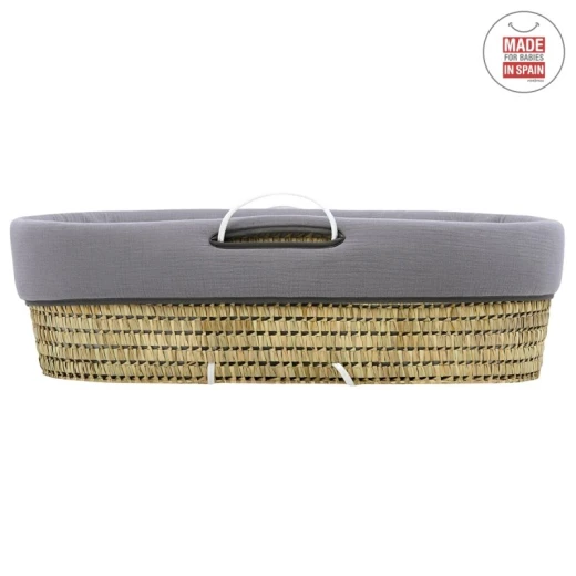 Cambrass - Quilted Basket Une Astra Grey 39x80x25 cm - Cambrass - Image 2