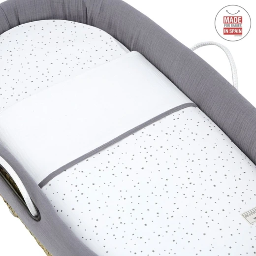 Cambrass - Quilted Basket Une Astra Grey 39x80x25 cm - Cambrass - Image 4