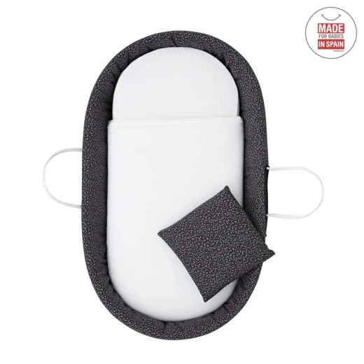 Cambrass - Quilted Basket Mio Cuco+w.stan Denver Grey/flowers 49x86x61 cm - Cambrass - Image 3