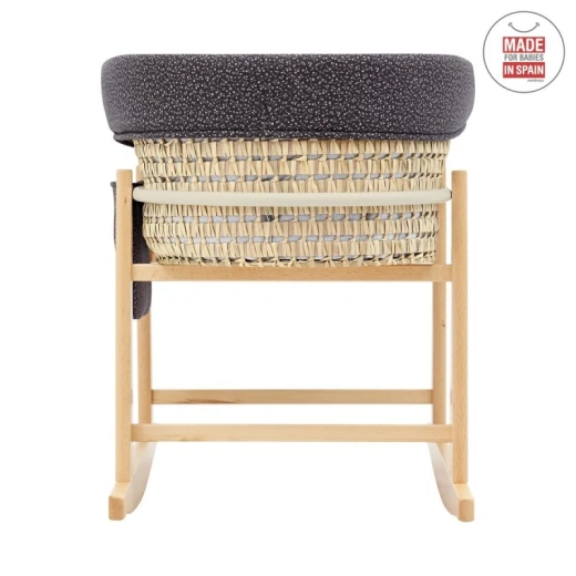Cambrass - Quilted Basket Mio Cuco+w.stan Denver Grey/flowers 49x86x61 cm - Cambrass - Image 4