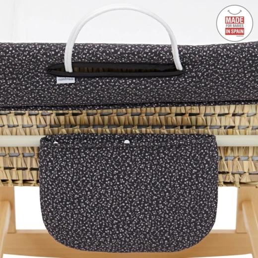 Cambrass - Quilted Basket Mio Cuco+w.stan Denver Grey/flowers 49x86x61 cm - Cambrass - Image 5