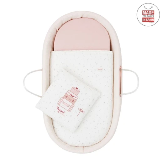 Cambrass - Quilted Basket Une Sky Pink 39x80x25 cm - كامبراس - Image 4
