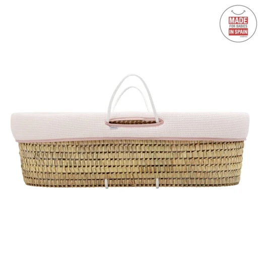 Cambrass - Quilted Basket Une Sky Pink 39x80x25 cm - كامبراس - Image 7