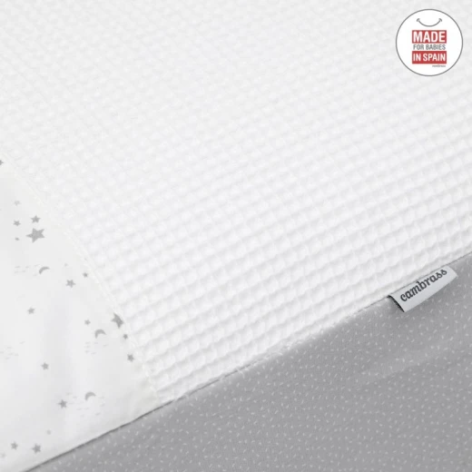 Cambrass - Set 2 Pcs.bedspread W/s Cot 60 Sky Grey 60x120x3 cm - كامبراس - Image 4