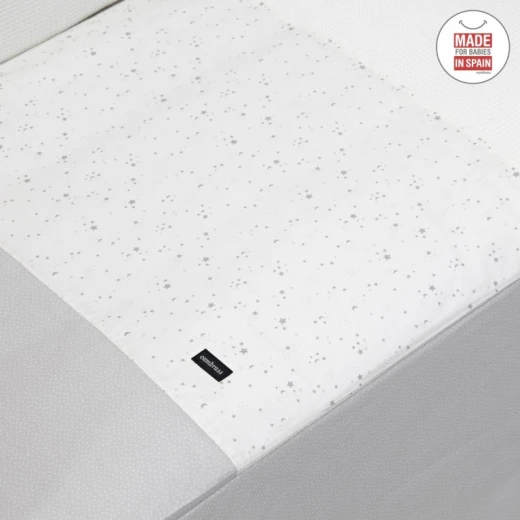 Cambrass - Set 2 Pcs.bedspread W/s Cot 60 Sky Grey 60x120x3 cm - كامبراس - Image 5