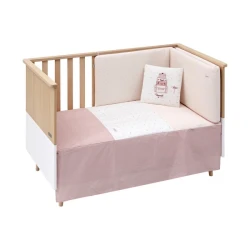 Cambrass - Set 2 Pcs.bedspread W/s Cot 60 Sky Pink 60x120x3 cm