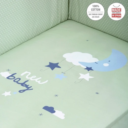 Cambrass - Set 2 Pcs.bedspread W/s Cot 70 Be Moon Green 70x140x3 cm - كامبراس - Image 5
