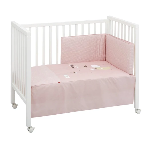 Cambrass - Set 2 Pcs.bedspread W/s Cot 70 Be Moon Pink 70x140x3 cm Cambrass - Set 2 Pcs.bedspread W/s Cot 70 Be Moon Pink 70x140x3 cm