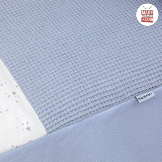 Cambrass - Set 2 Pcs.bedspread W/s Cot 70 Sky Blue 70x140x3 cm - Cambrass - Image 5