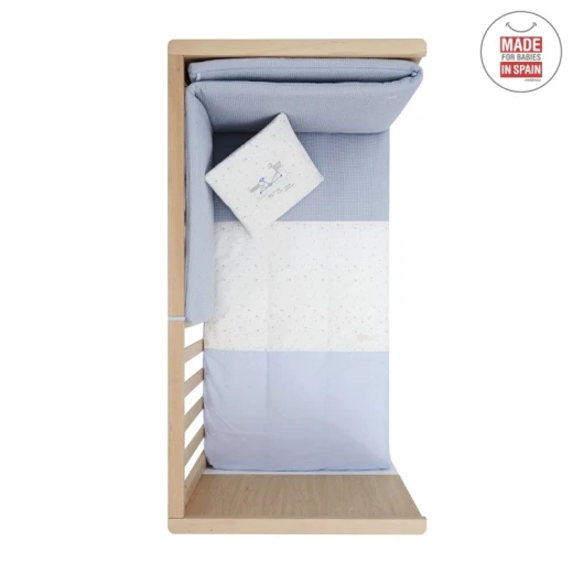 Cambrass - Set 2 Pcs.bedspread W/s Cot 70 Sky Blue 70x140x3 cm - Cambrass - Image 2