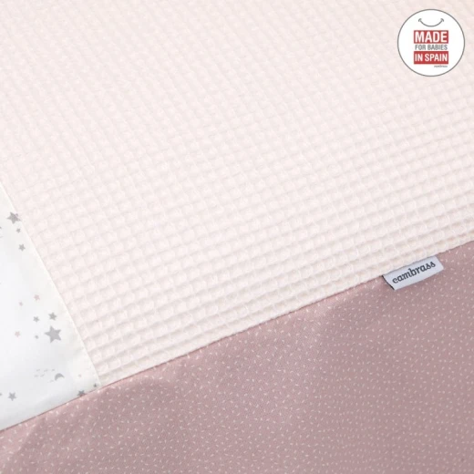 Cambrass - Set 2 Pcs.bedspread W/s Cot 70 Sky Pink 70x140x3 cm - Cambrass - Image 4