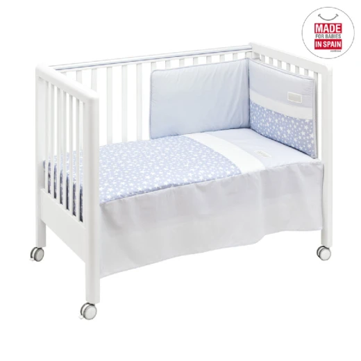 Cambrass - Set 2 Pcs.bedspread W/s Cot 70 Star Blue 70x140x3 cm Cambrass - Set 2 Pcs.bedspread W/s Cot 70 Star Blue 70x140x3 cm