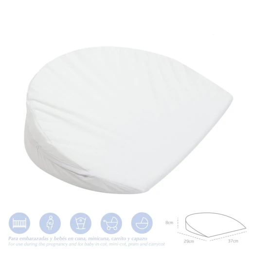 Cambrass - Comfort Pillow Mini 37x29x8 cm Liso E White Cambrass - Comfort Pillow Mini 37x29x8 cm Liso E White