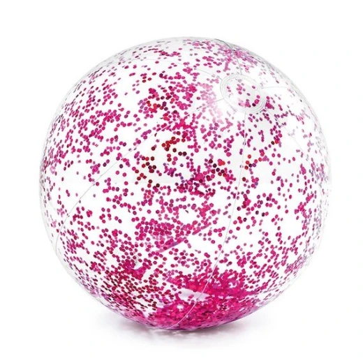 Intex Transparent Glitter Beach Ball, 1 Pack, Assorted Color - انتكس - Image 2