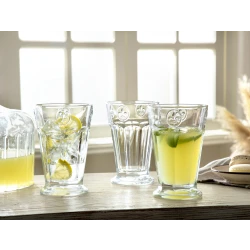 Madame Coco Florentine 4-Piece Beverage Glass Set 260 ml