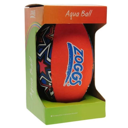 Zoggs Kid's Safe Neoprene Aqua Ball - Orange & Blue With Star Print Zoggs Kid's Safe Neoprene Aqua Ball - Orange & Blue With Star Print