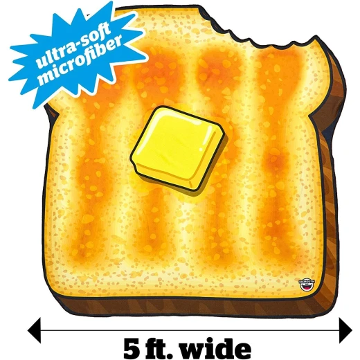 BigMouth Gigantic Toast Beach Blanket - BigMouth Inc. - Image 2