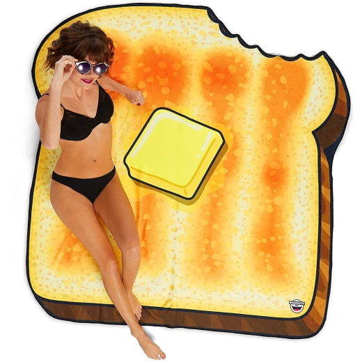 BigMouth Gigantic Toast Beach Blanket - BigMouth Inc. - Image 4