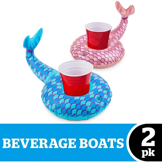 BigMouth Inc Mermaid Tails Beverage Boats (2-Pack) - BigMouth Inc. - Image 2