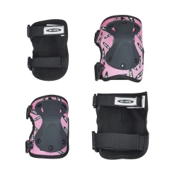 Micro Knee/ Elbow Pad Large Pink Set