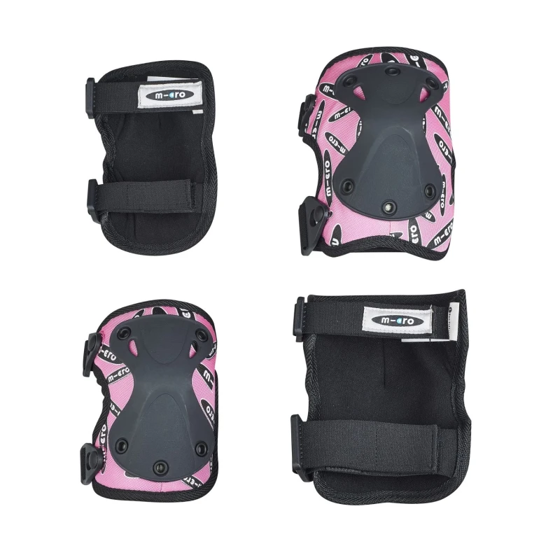 Micro Knee/ Elbow Pad Large Pink Set - مايكرو