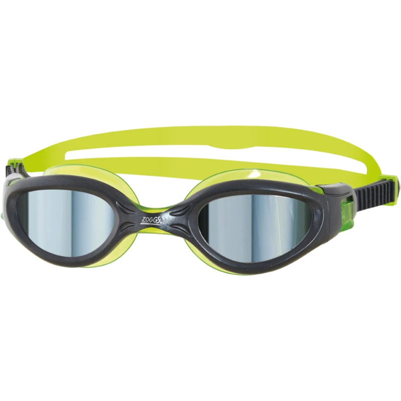 Zoggs Junior Phantom Elite Mir Goggle, Silver/Lime - Zoggs