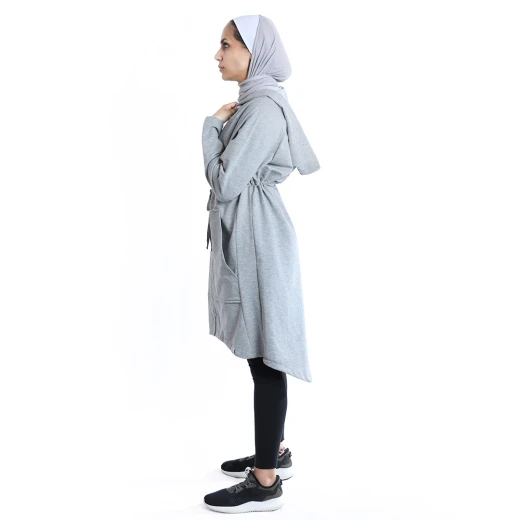 RB Women's Performance Long Jacket, Small, Light Grey RB Women's Performance Long Jacket, Small, Light Grey