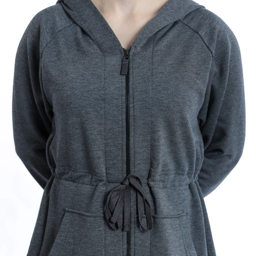 RB Women's Performance Long Jacket, Medium , Dark Grey - RB - Image 3