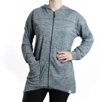 RB Women's Performance Short Jacket , Large, Medium Gray - RB