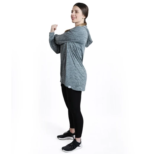 RB Women's Performance Short Jacket , Large, Medium Gray - RB - Image 5