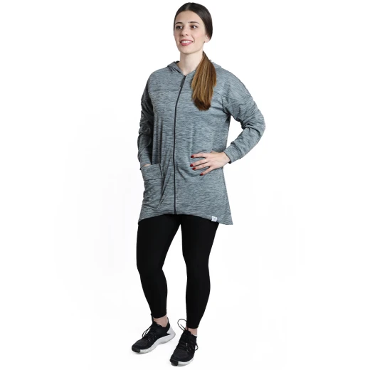 RB Women's Performance Short Jacket , Large, Medium Gray - RB - Image 6