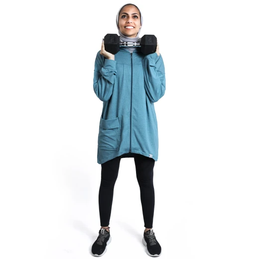 RB Women's Performance Short Jacket , Small , Ocean Blue - RB - Image 5