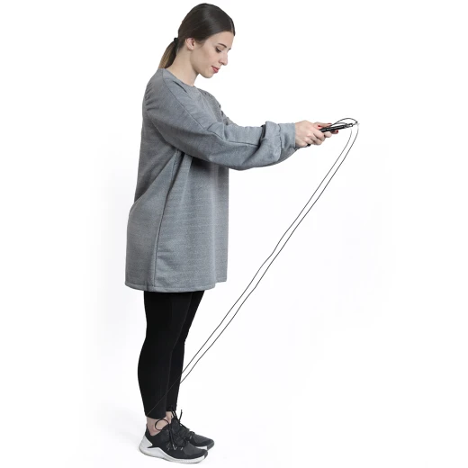 RB Women's Oversized Lounge Sweatshirt , (S/M) , Light Grey - RB - Image 3