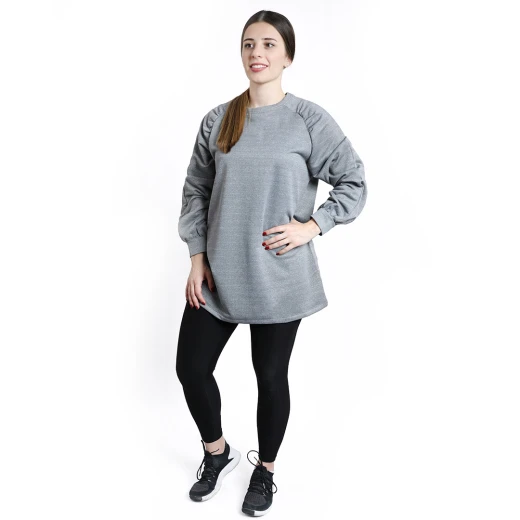 RB Women's Oversized Lounge Sweatshirt , (L/XL), Light Grey RB Women's Oversized Lounge Sweatshirt , (L/XL), Light Grey