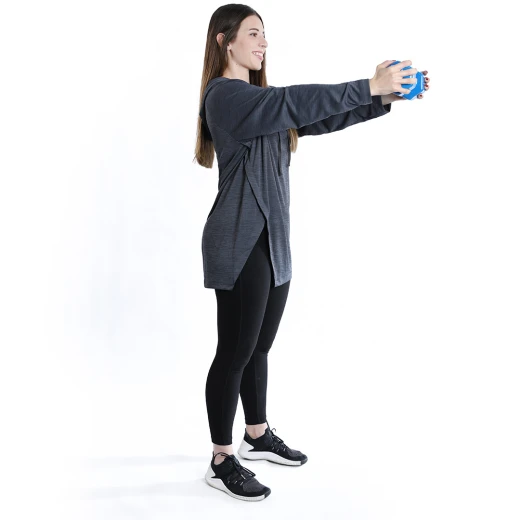 RB Women's Squat Hoodie , Free Size, Dark Grey - RB - Image 5