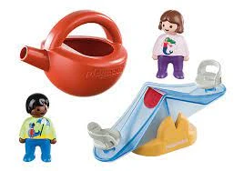 Playmobil 1.2.3 Aqua Water Seesaw With Watering Can - Playmobil - Image 2