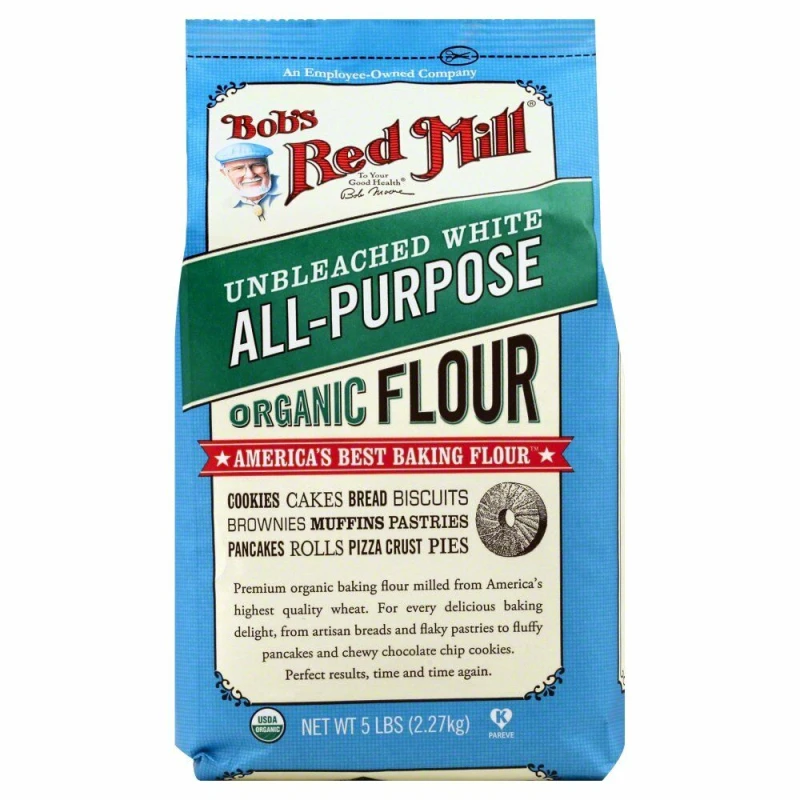 Bob's Red Mill Brm Org Unbleached White Flour 2.270kg - Bob's Red Mill