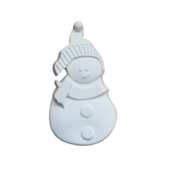 Little Hands Gypsum Snow Man Coloring Art, (M) Size
