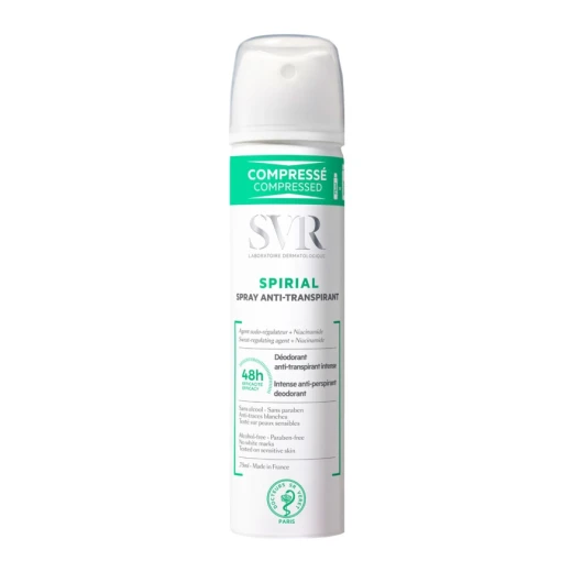 SVR Spirial Deodorant Anti-Perspirant Spray 75 Ml SVR Spirial Deodorant Anti-Perspirant Spray 75 Ml