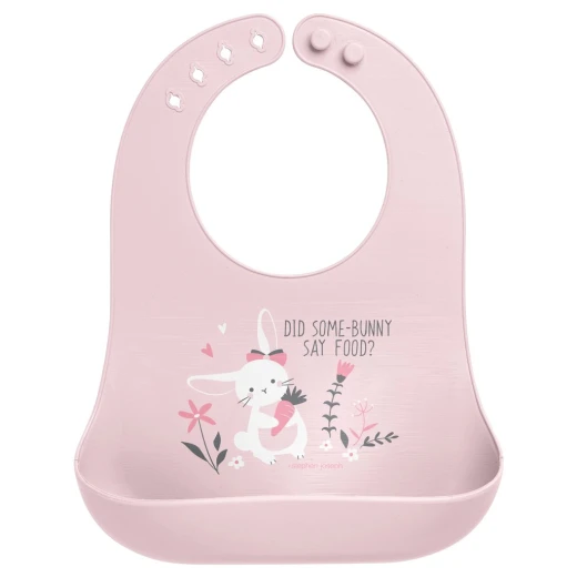 Stephen Joseph Silicone Bib Bunny Stephen Joseph Silicone Bib Bunny