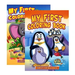 Bazic Jumbo Coloring Book for Kids Fun & Learning Activities Pack of 2 Titles