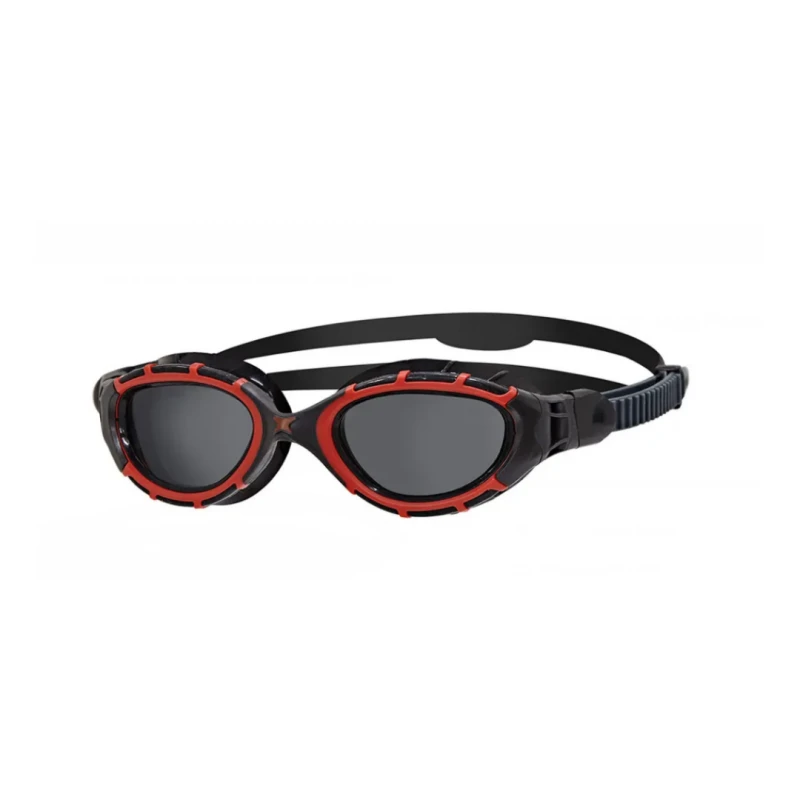 Zoggs Predator Flex Polarized Large Fit Goggles Red / black - Zoggs