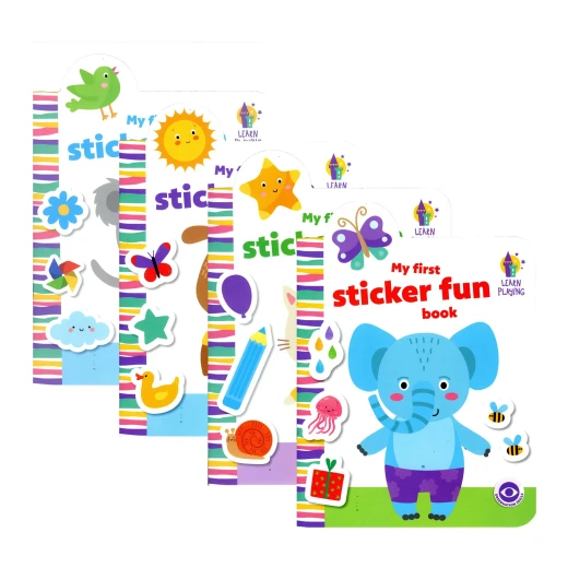 Bazic My First Sticker Fun Book Bazic My First Sticker Fun Book