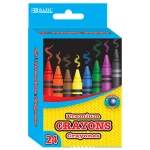 Bazic 24Color Premium Quality Crayons - Bazic