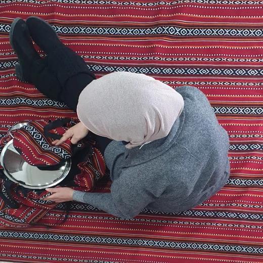 بساط رحلات / حجم 1.40*1.6 مع حقيبة للحفظ من بقجتي - بقجتي - Image 4