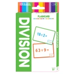 Bazic Division Flash Cards for Elementary Math 36 Pack Educational Resource for Kids Classroom & Home - Bazic