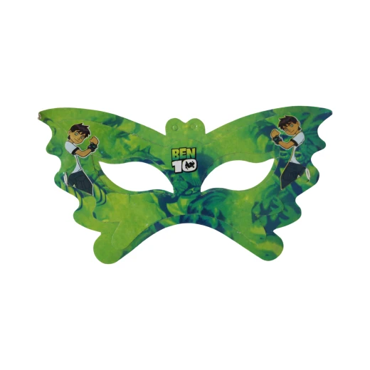 Happy Birthday Party Face Eye Mask Pack of 11- Green Ben 10 Design Happy Birthday Party Face Eye Mask Pack of 11- Green Ben 10 Design