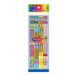 Bazic Reward & Incentive Wood Pencils With Eraser (8/Pack) - Bazic