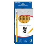Bazic Pre-Sharpened Premium Yellow Pencil (12/Pack) - Bazic